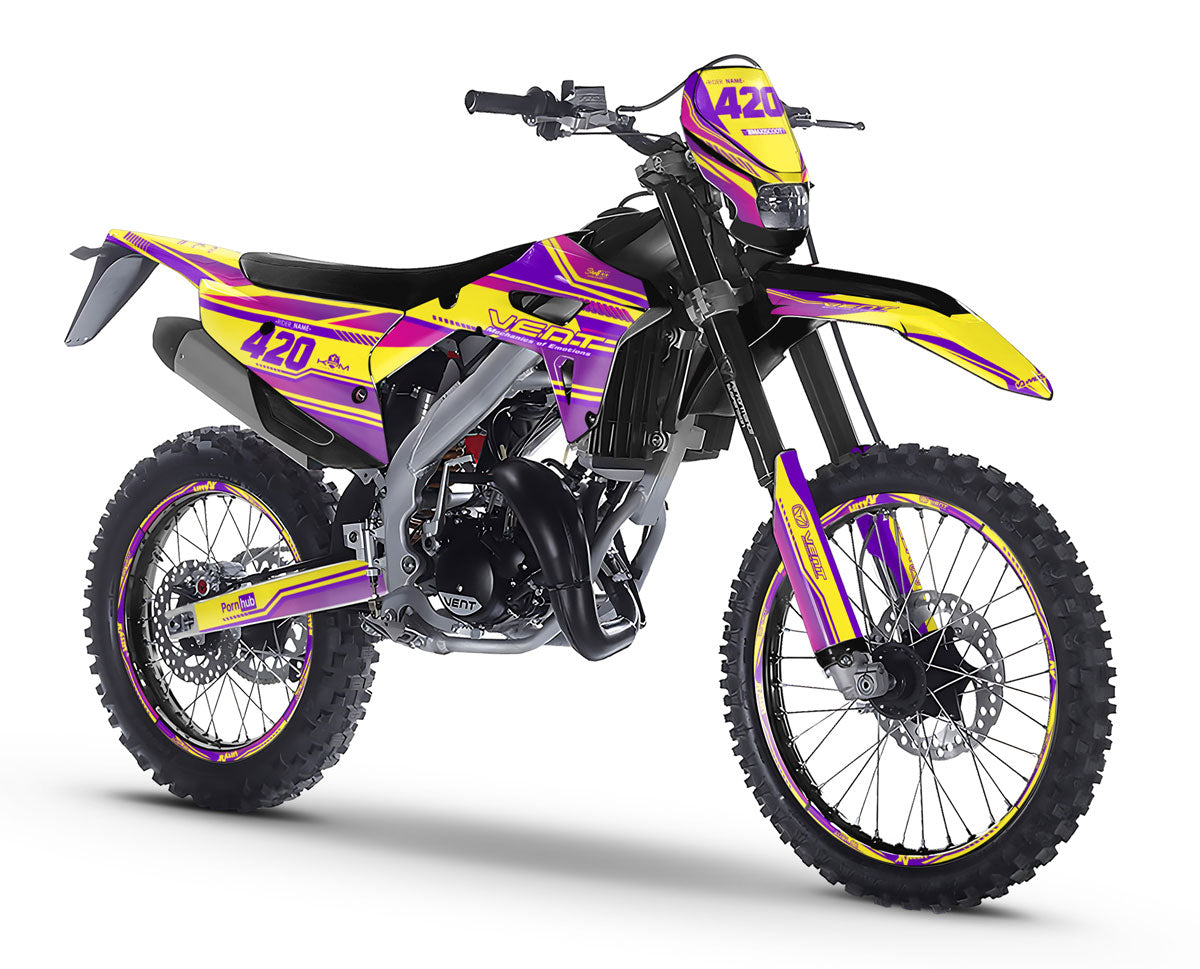 Graphics kit Vent Baja 50cc 2023-2024 Art | motorcycle stickers | 50cc customization | armysctv