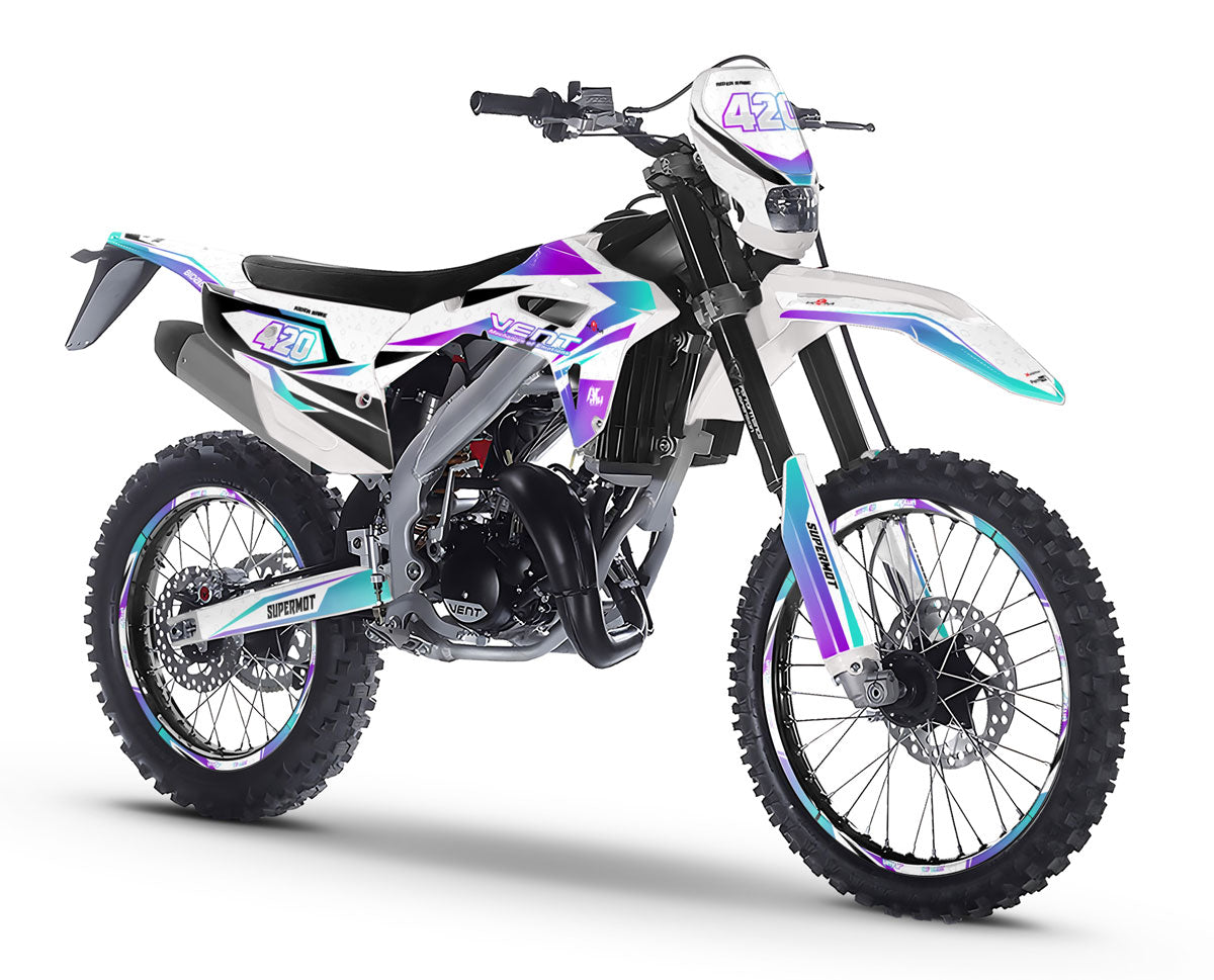 Graphics kit Vent Baja 50cc 2023-2024 Lys | motorcycle stickers | 50cc customization | armysctv