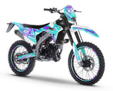 Kit déco Vent Baja 50cc 2023-2024 MX Sky | autocollants moto | personnalisation 50cc | armysctv