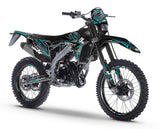 Kit déco Vent Baja 50cc 2023-2024 Redrum | autocollants moto | personnalisation 50cc | armysctv