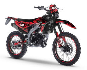 Kit déco Vent Baja 50cc 2023-2024 Scrambler | autocollants moto | personnalisation 50cc | armysctv