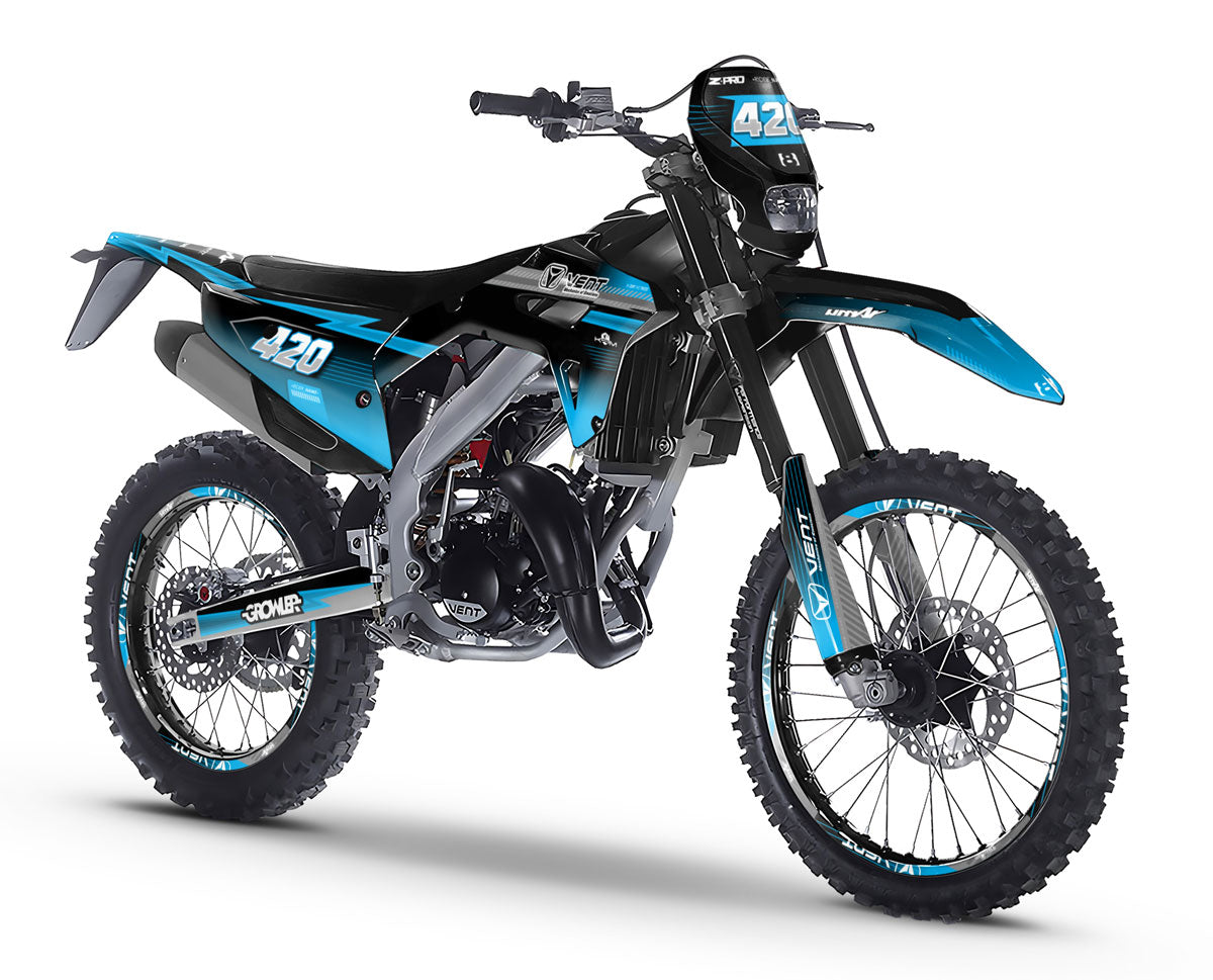 Graphics kit Vent Baja 50cc 2023-2024 Seventh | motorcycle stickers | 50cc customization | armysctv