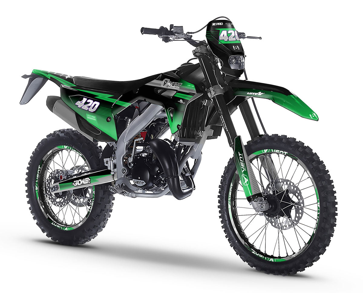 Graphics kit Vent Baja 50cc 2023-2024 Seventh | motorcycle stickers | 50cc customization | armysctv