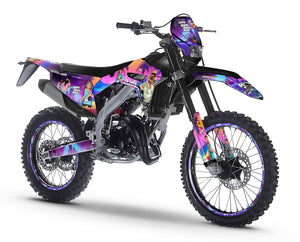 Kit déco Vent Baja 50cc 2023-2024 Vice City | autocollants moto | personnalisation 50cc | armysctv
