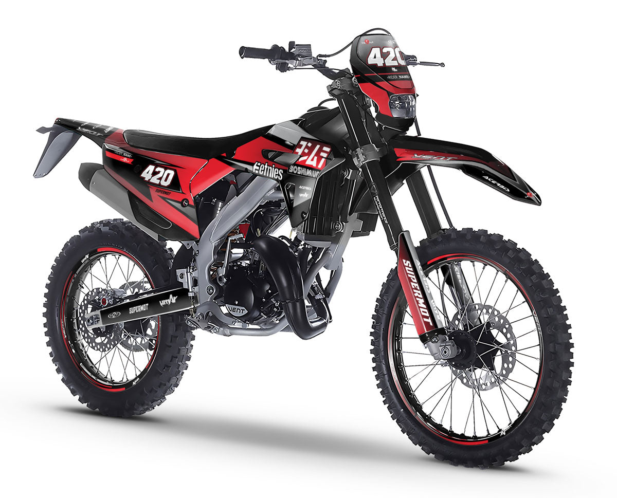Graphics kit Vent Baja 50cc 2023-2024 Yoshi | motorcycle stickers | 50cc customization | armysctv