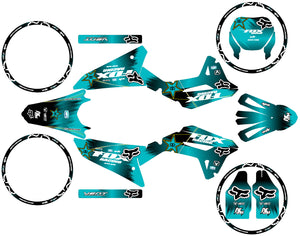 Kit déco 50cc Vent Derapage 50cc 2023-2024 Army Fox | autocollants moto | personnalisation 50cc | armysctv