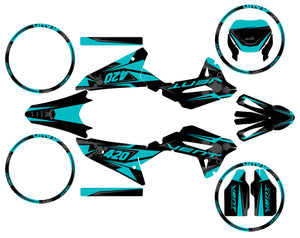 Kit déco 50cc Vent Derapage 50cc 2023-2024 Cold | autocollants moto | personnalisation 50cc | armysctv