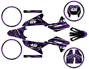 Kit déco 50cc Vent Derapage 50cc 2023-2024 Dream | autocollants moto | personnalisation 50cc | armysctv