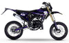 50cc Graphics kit Vent Derapage 50cc 2023-2024 Gold and platinum | motorcycle stickers | 50cc customization | armysctv