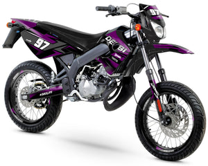 Kit déco 50cc Derbi Senda X-race/X-treme 2003-2009 Redfast | autocollants moto | personnalisation 50cc | armysctv