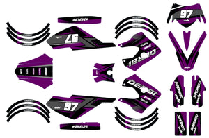 Kit déco 50cc Derbi Senda X-race/X-treme 2003-2009 Redfast | autocollants moto | personnalisation 50cc | armysctv