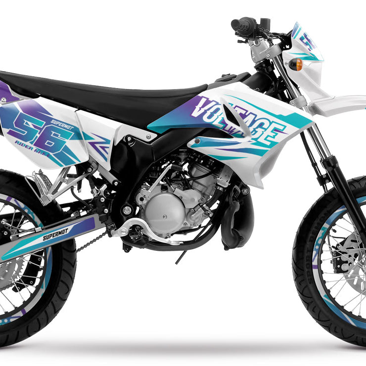 Graphic decals 50cc Yamaha DT 2004-2012 Crazy Style
