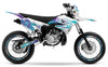 Kit pegatinas 50cc Yamaha DT 2004-2012 Estilo Loco | pegatinas para moto | personalización 50cc | armysctv