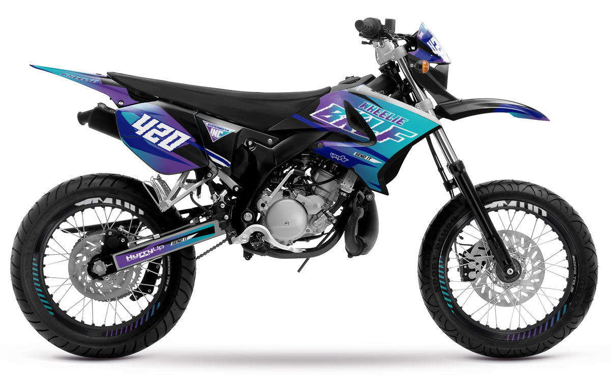 Dekor kit 50cc Yamaha DT 2004-2012 Army Blast | Motorradaufkleber | 50cc Personalisierung | armysctv