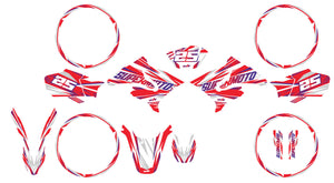 50cc Graphics kit for Yamaha DT 2004-2012 Complexity | motorcycle stickers | 50cc customization | armysctv