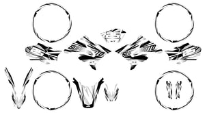 50cc Graphics kit for Yamaha DT 2004-2012 Complexity | motorcycle stickers | 50cc customization | armysctv