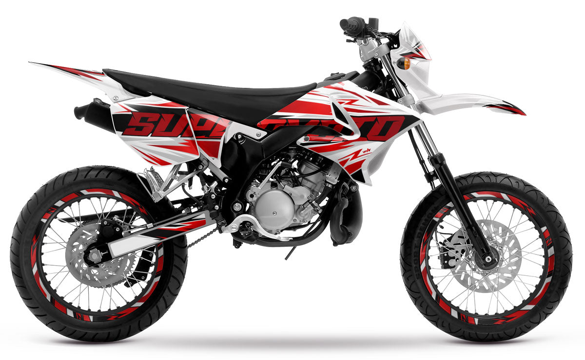 Kit pegatinas 50cc para Yamaha DT 2004-2012 Cortesía | pegatinas para moto | personalización 50cc | armysctv