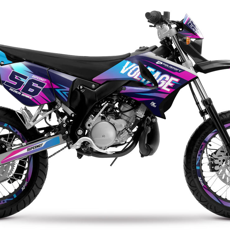 Kit de adhesivos 50cc Yamaha DT 2004-2012 Crazy Style