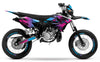 Kit pegatinas 50cc Yamaha DT 2004-2012 Dark Fast | pegatinas para moto | personalización 50cc | armysctv