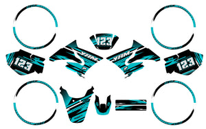 Kit déco 50cc Yamaha 2004-2012 Army Dream | autocollants moto | personnalisation 50cc | armysctv