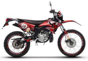 Dekor kit Yamaha DT-R 50cc 2004-2012 Arigato | Motorradaufkleber | Personalisierung 50cc | armysctv