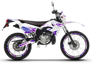 Yamaha DT-R 50cc 2004-2012 Graphics kit Cold Style | motorcycle stickers | 50cc customization | armysctv