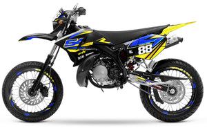 Kit déco 50cc Yamaha DT 2004-2012 Army Finder | autocollants moto | personnalisation 50cc | armysctv