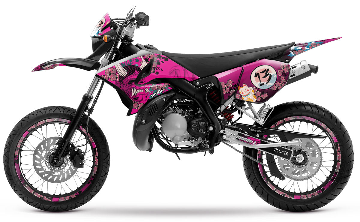 Kit pegatinas 50cc Yamaha DT 2004-2012 Arigato | pegatinas para moto | personalización 50cc | armysctv