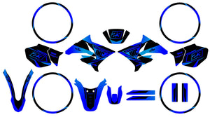 Kit déco 50cc Yamaha DT 2004-2012 Lys | autocollants moto | personnalisation 50cc | armysctv