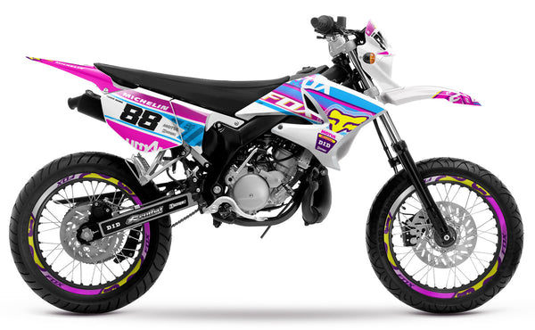 Graphic kit 50cc Yamaha DT 2004-2012 Pink Fox