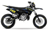 Kit pegatinas 50cc Yamaha DT 2004-2012 Sunny | pegatinas para moto | personalización 50cc | armysctv