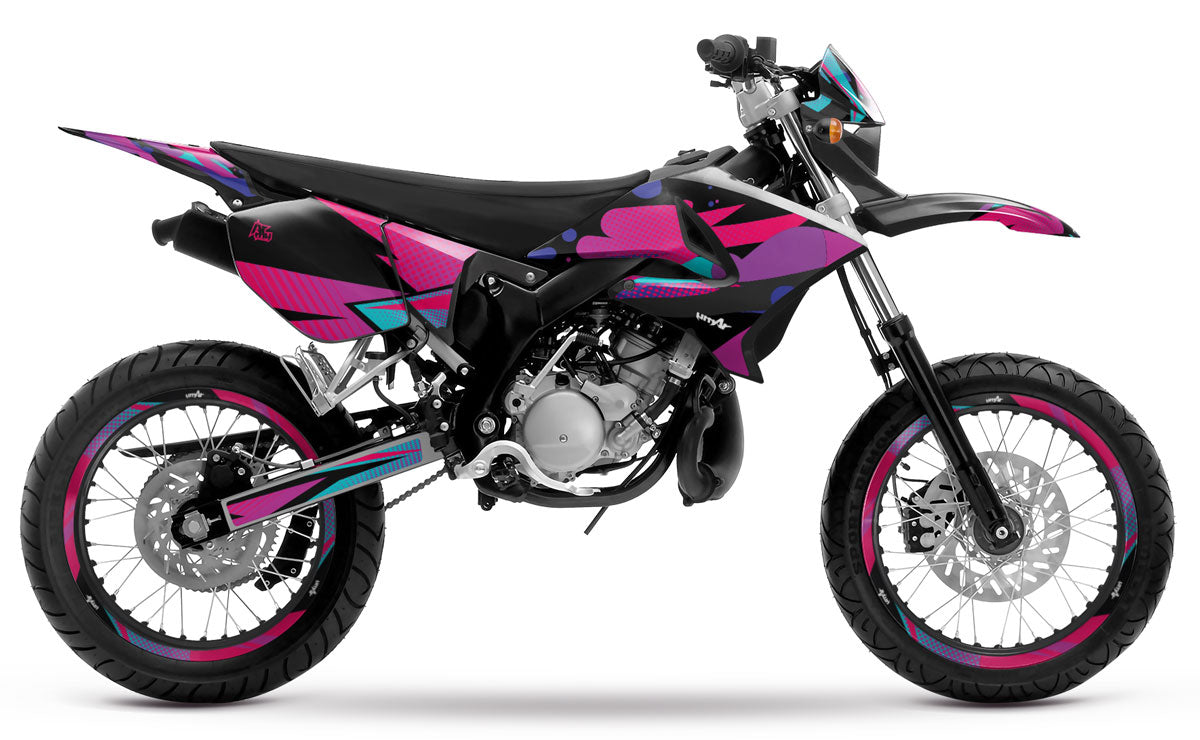 Kit pegatinas 50cc para Yamaha DT 2004-2012 Forma | pegatinas para moto | personalización 50cc | armysctv