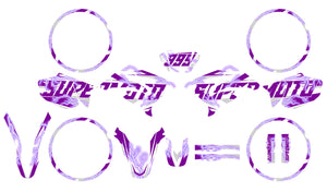 Kit déco 50cc pour Yamaha DT 2004-2012 Superlight | autocollants moto | personnalisation 50cc | armysctv