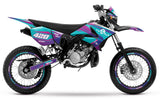 Kit déco 50cc pour Yamaha DT 2004-2012 Valentino | autocollants moto | personnalisation 50cc | armysctv