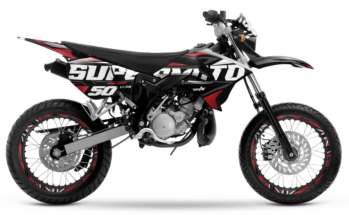 Kit pegatinas 50cc para Yamaha DT 2004-2012 Visión | pegatinas para moto | personalización 50cc | armysctv