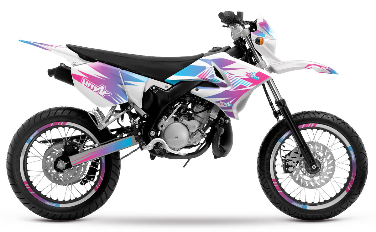 Dekor kit 50cc Yamaha DT 2004-2012 X-Fast | Motorradaufkleber | Personalisierung 50cc | armysctv