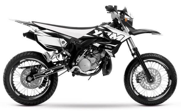 Kit déco 50cc Yamaha DT 2004-2012 Army Black'n White