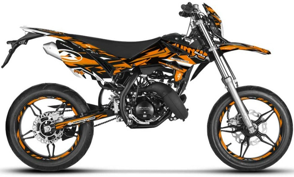Graphics kit Beta RR 50 Motard 2011-2020 Electric | motorcycle stickers | 50cc customization | armysctv