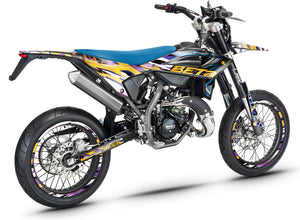 Kit déco Beta 50 RR 2021-2025 Army Cali Gelato | autocollants moto | personnalisation 50cc | armysctv