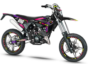 Kit déco Beta RR 50 Motard 2021-2025 Army Neon | autocollants moto | personnalisation 50cc | armysctv