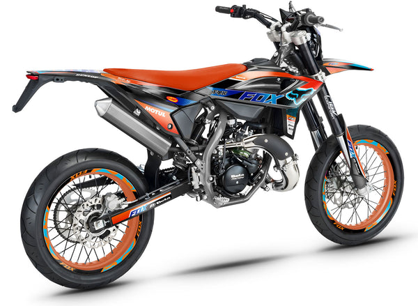 Kit déco 50cc Beta RR 2021-2024 Orange Fox