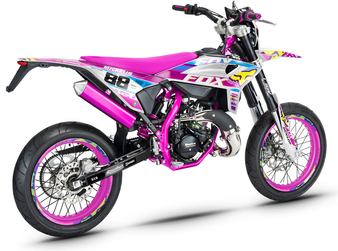 Kit déco 50cc Beta RR 2021-2025 Pink Fox