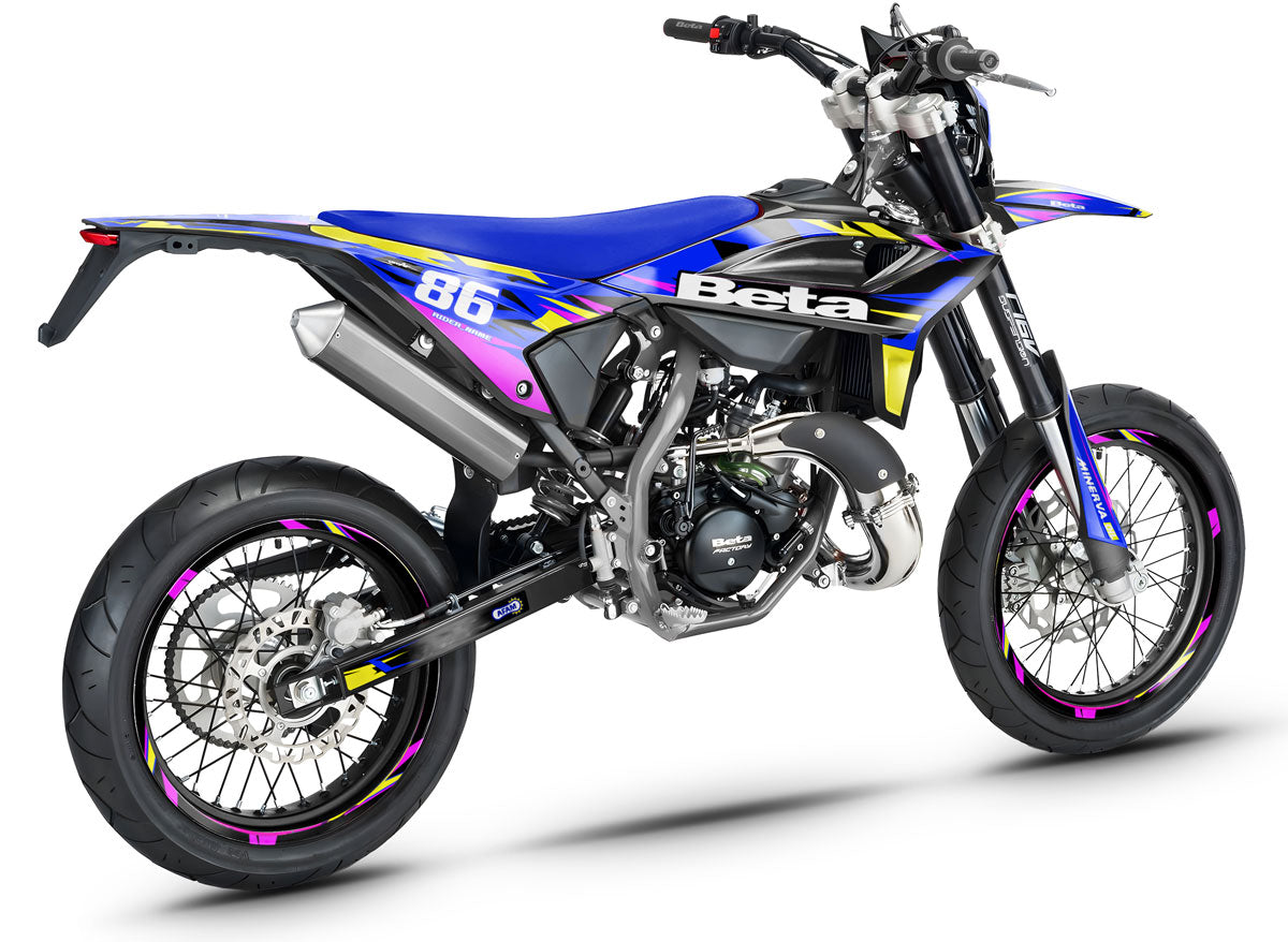 Kit pegatinas Beta RR 50 Motard 2021-2025 Army Tacker | pegatinas para moto | personalización 50cc | armysctv