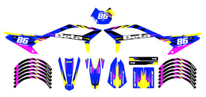 Kit déco Beta RR 50 Motard 2021-2025 Army Tacker | autocollants moto | personnalisation 50cc | armysctv