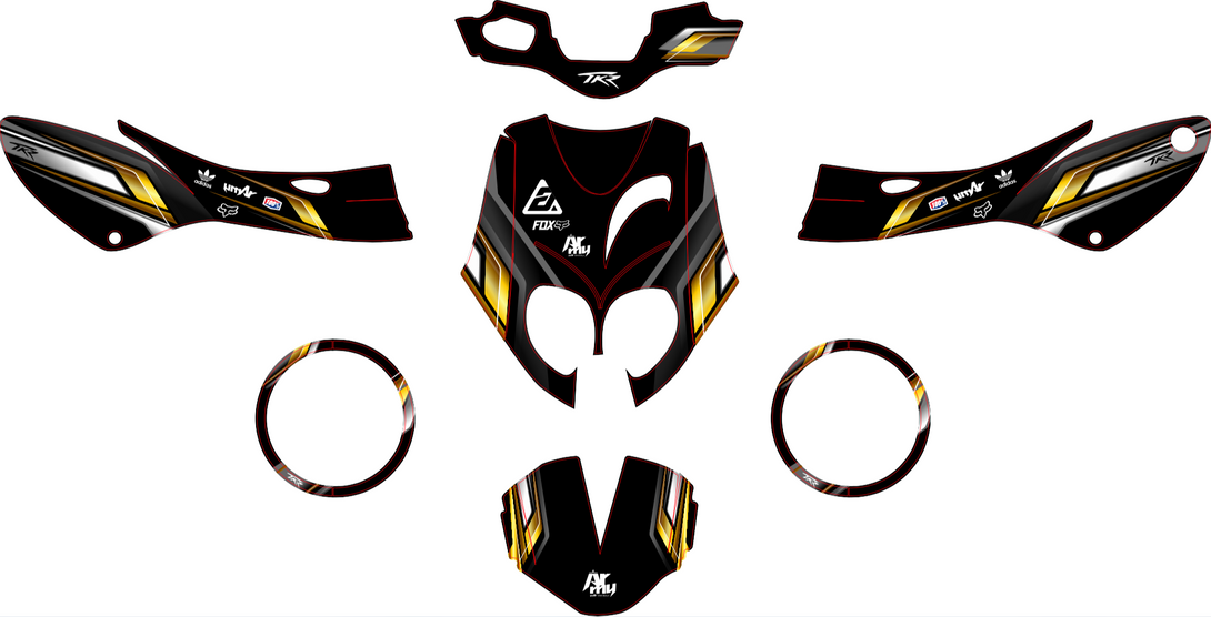 Kit déco 50cc Peugeot TKR 2006-2014 Classy