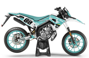 Kit déco Derbi Senda x-treme 50cc 2018-2025 Army Legacy v.2 | autocollants moto | personnalisation 50cc | armysctv