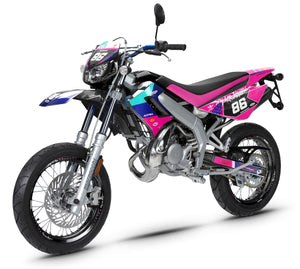 Kit déco Derbi DRD Racing 50cc TLD | autocollants moto | personnalisation 50cc | armysctv