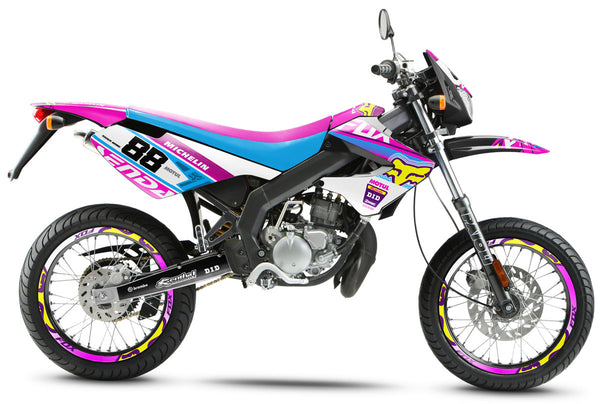 Kit déco 50cc Derbi Senda xtreme 2006-2010 Pink Fox
