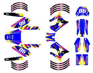 Kit déco 50cc Gilera RCR/SMT 2004-2010 Army Tacker | autocollants moto | personnalisation 50cc | armysctv