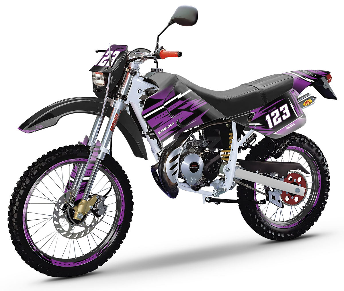 Kit pegatinas 50cc Rieju RR 1996-2004 Dream | pegatinas para moto | personalización 50cc | armysctv